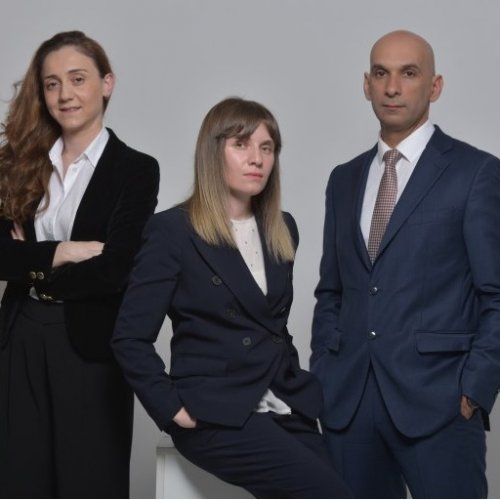Mr. Anastasios Anastasiou (Founding Partner, CEO on the right) Irina Apkhazava (Partner, in the middle) Tea Zautasvhili (Partner, in the left)