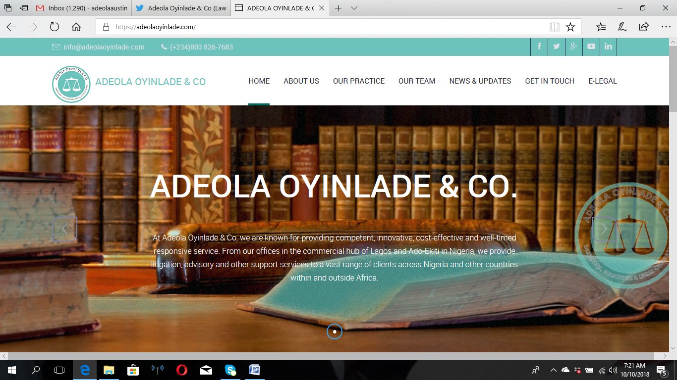 Adeola Oyinlade & Co cover photo
