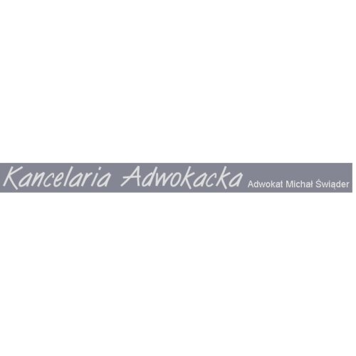 Law Firm. Attorney Doctor Michał Świąder